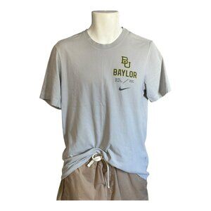 Nike Mens Baylor University Dri-Fit T-Shirt~Size Med~Gray The Nike Tee L15 08
